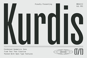 Kurdis Extra Condesned Font