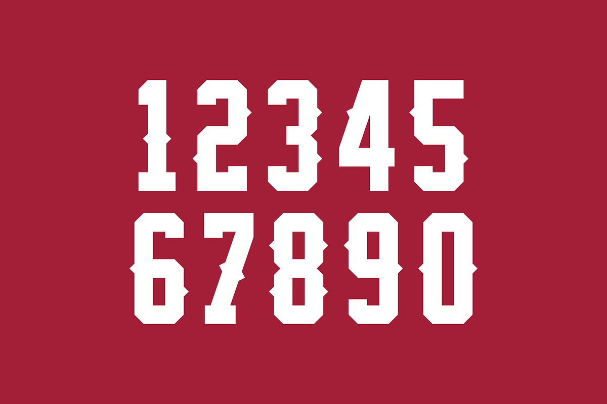 Strong Side Numeral Set preview 2