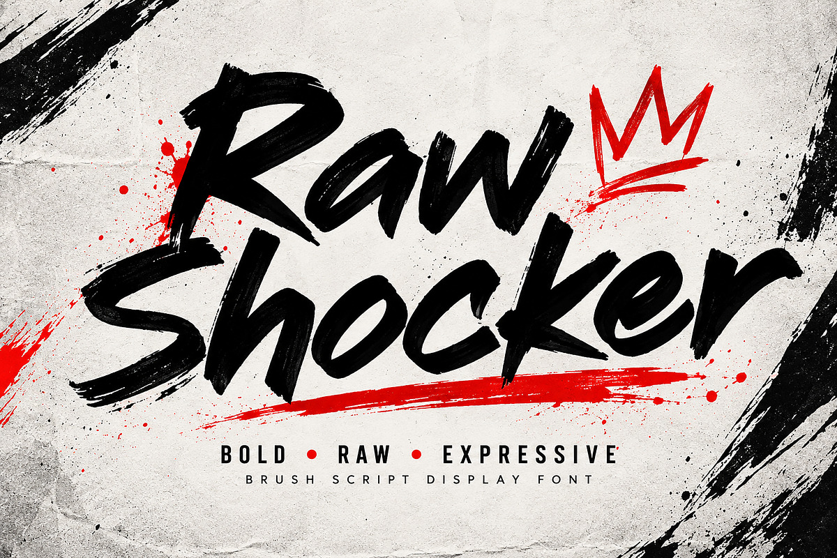 Raw Shocker, a Script Font by Wow Magic (Photo 1 of 5)