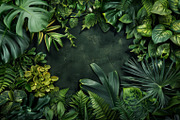99 Frames of green leaves, a Nature Photo by Handmadefont (Thumbnail 86 of 100)