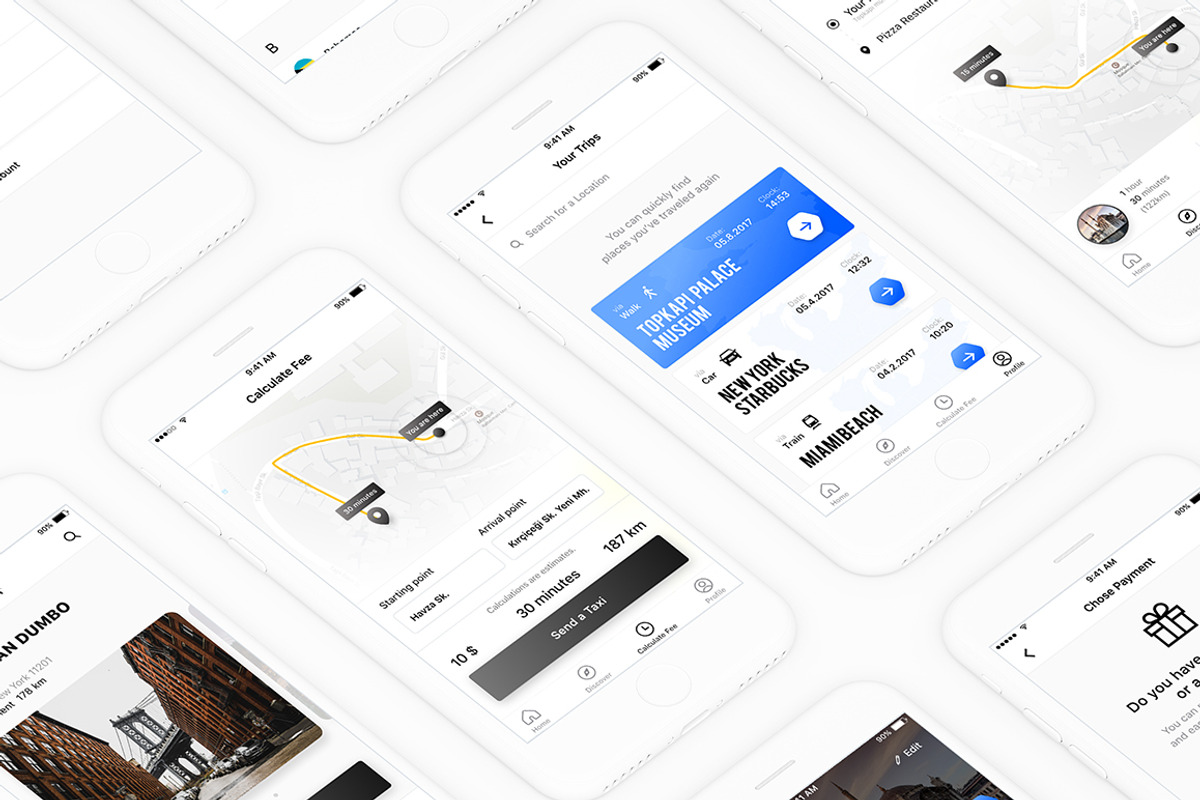 Nowgo UI Kit, an UI Kit Template by Design Universe (Photo 1 of 8)