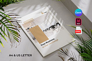 Minimal Business Brochure, a Brochure Template by SmmrDesign (Thumbnail 1 of 9)
