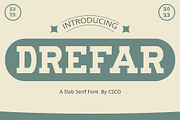 Drefar – Slab Serif Font, a Serif Font by Craft Supply Co. (Thumbnail 1 of 7)