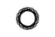 Hand Drawn Wreath Frame Bundle, an Illustration by yasushie (Thumbnail 23 of 51)