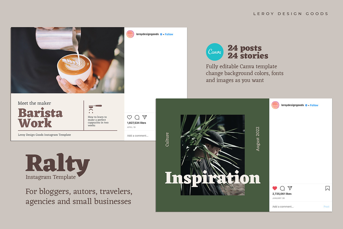 RALTY - Canva Instagram Template, a Social Media Template by LEROY Design (Photo 7 of 8)
