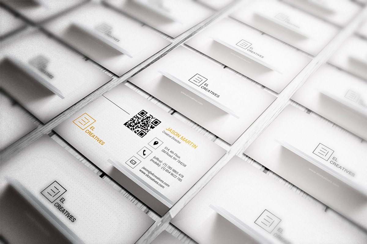 Creative Business card with Shelf, a Business Card Template by bouncy (Photo 2 of 4)