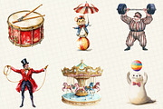 Circus Sublimation Clipart, an Illustration by OK Design (Thumbnail 2 of 5)