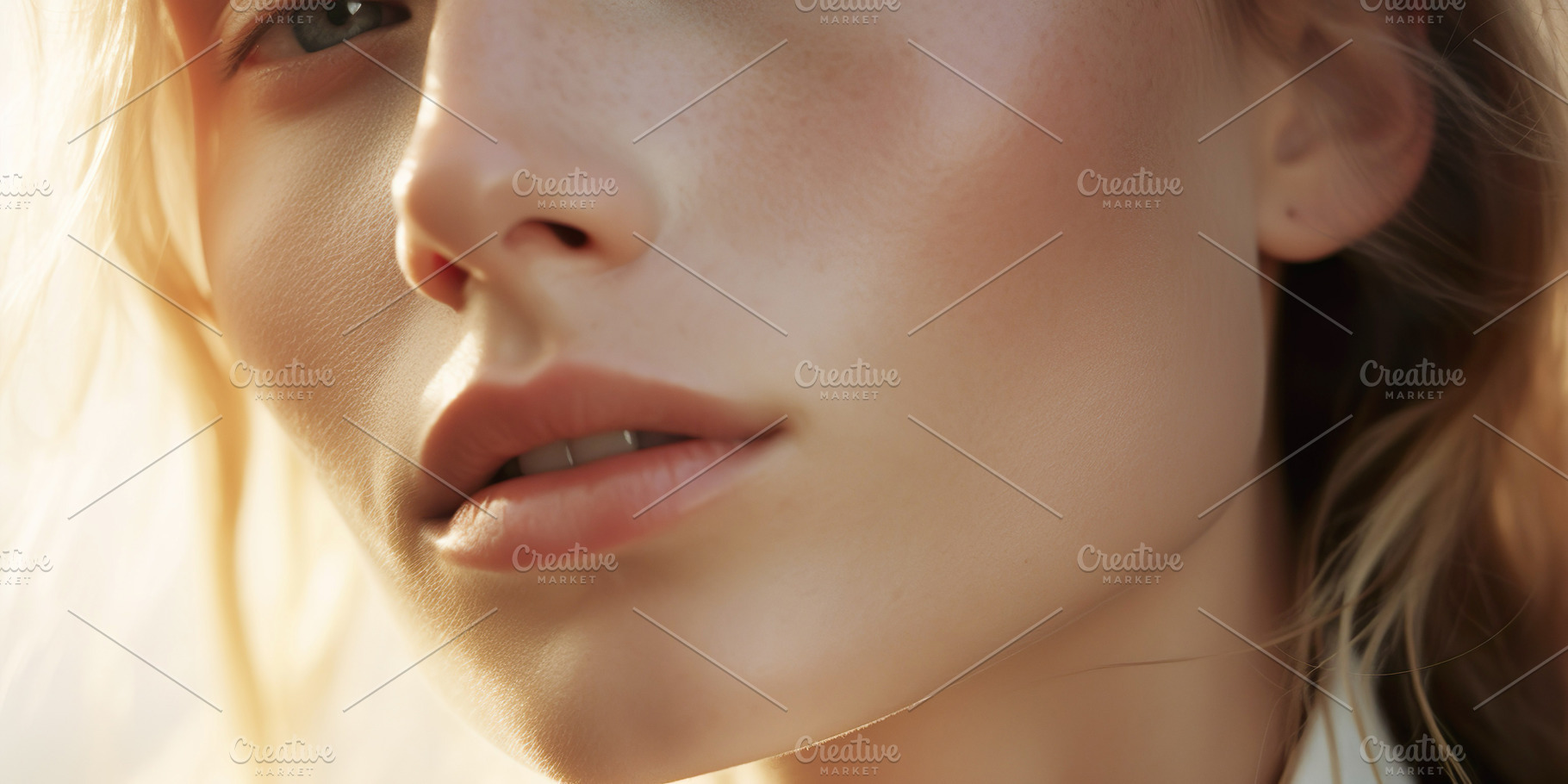 Sunlit Innocence and Elegance in Girl's Portrait, a Beauty & Fashion Photo by Iconogenic