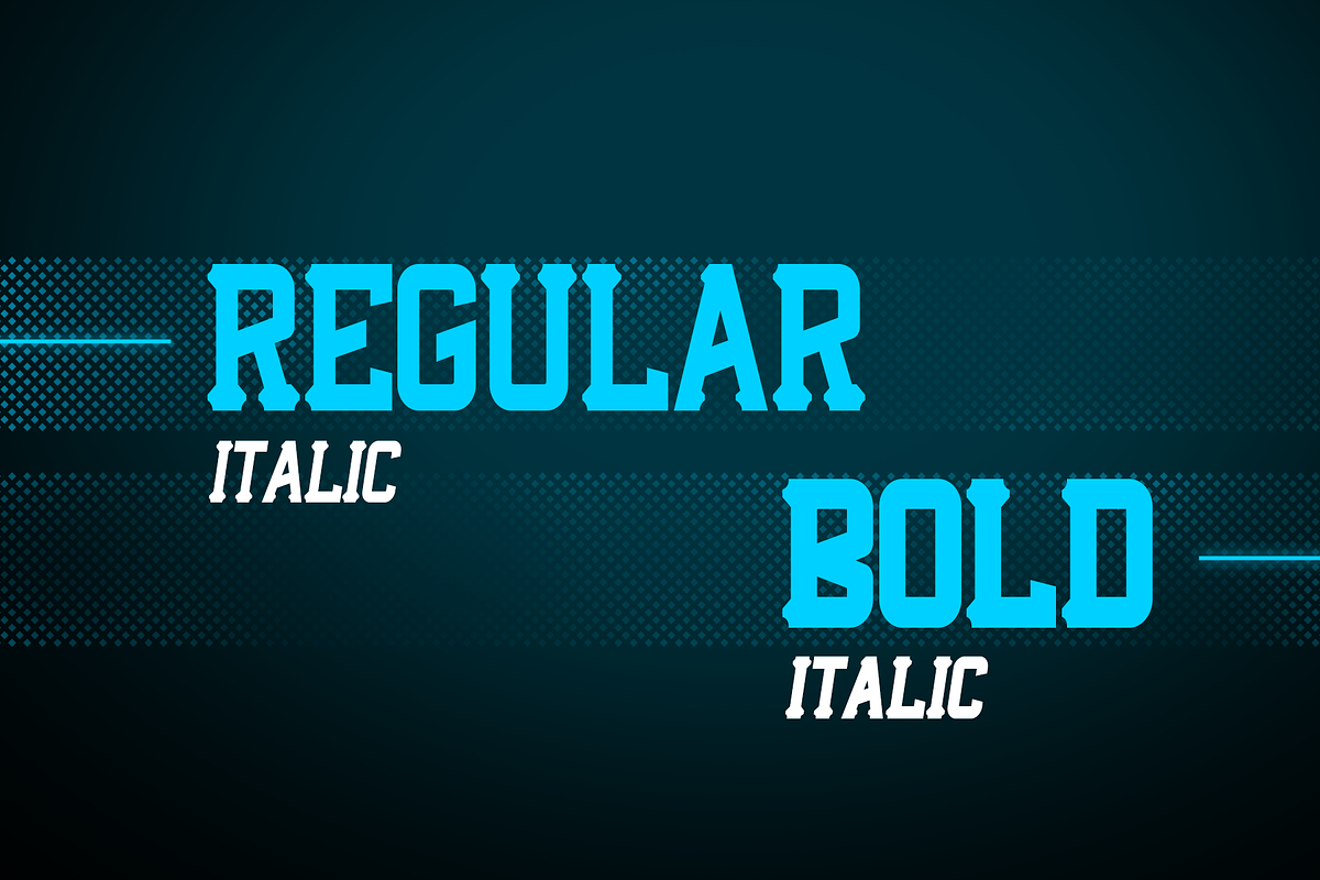 NFC BLITTER DISPLAY FONT preview 2