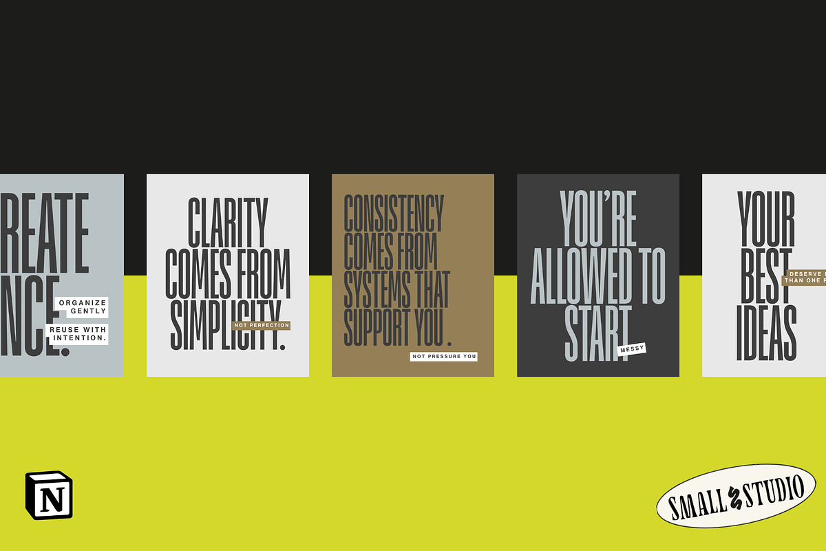 Social Media Content Hub - Notion, a Websites & App Template by hellosmallstudio (Photo 3 of 5)