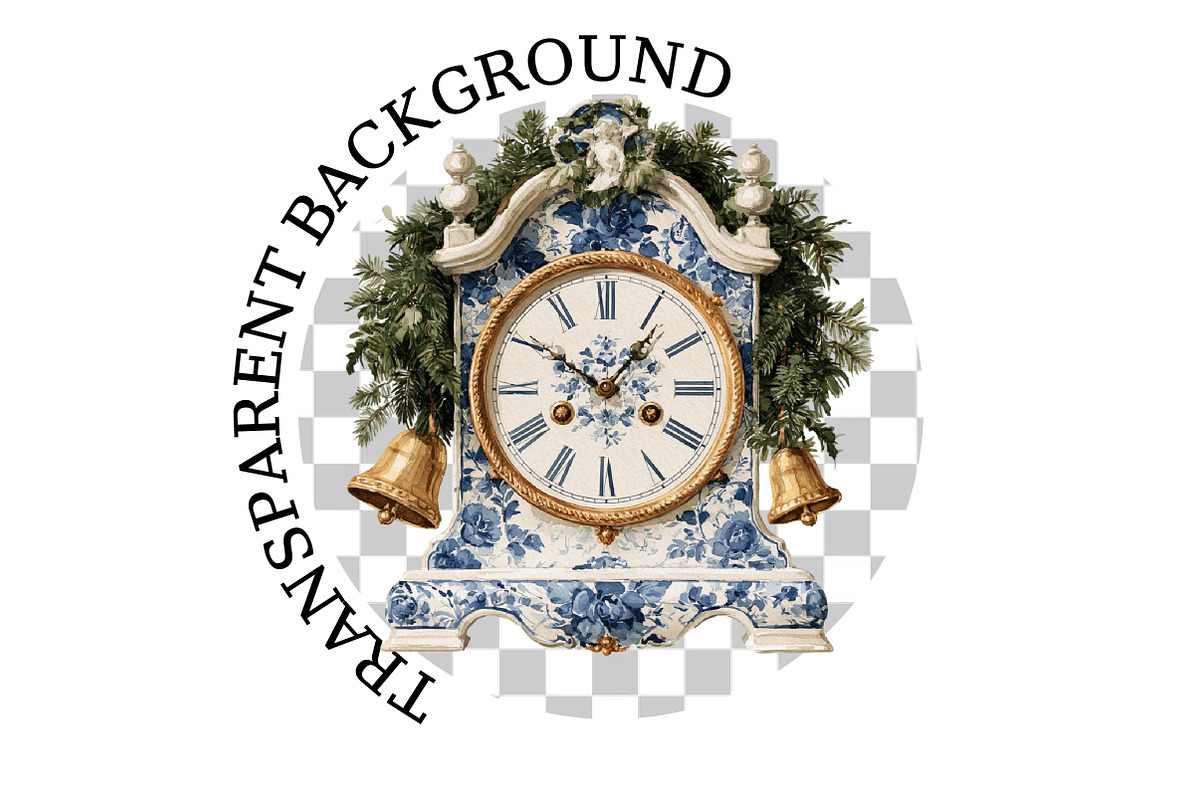 Watercolor Grandmillennial Christmas, an Object Illustration by Black Bird Studio (Photo 6 of 7)