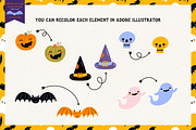 Spooktacular Halloween Clipart pack, an Illustration by Auvrea Studio (Thumbnail 7 of 16)
