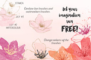 Floral Photoshop Brushes, a Brush Add-On by Create The Cut (Thumbnail 4 of 5)