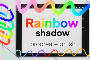 Procreate Rainbow Shadow Brush