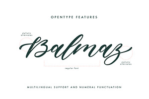 Balmaz Script Calligraphy Font