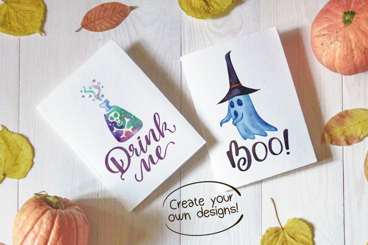 Halloween Watercolor Super Pack, an Animal Illustration by Warm Hearted Studio (Photo 8 of 10)