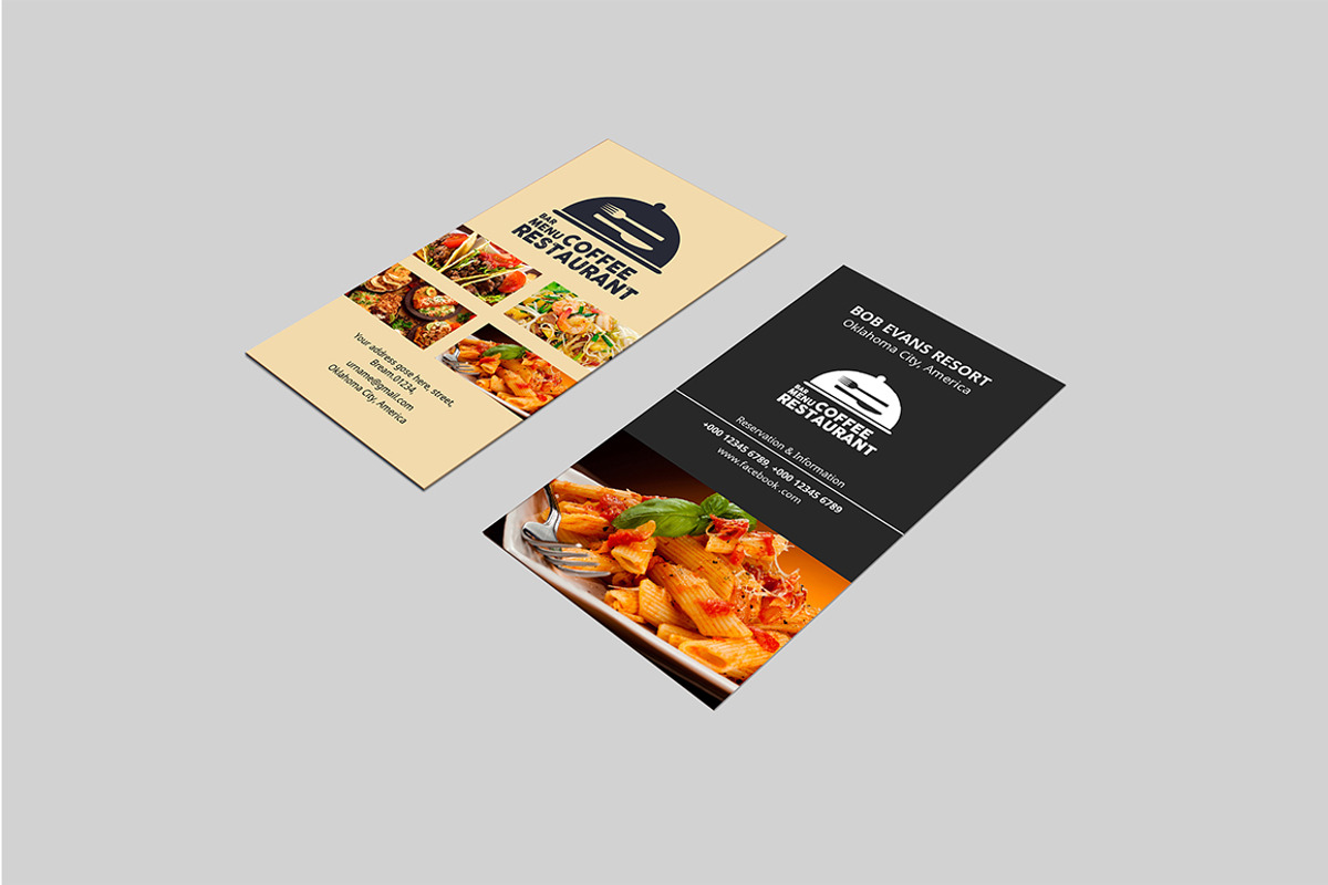 Restaurant Business Card, a Business Card Template by UI_Expert (Photo 3 of 3)