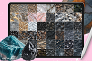 Procreate Stone texture brushes, a Brush Add-On by Revabrush (Thumbnail 4 of 7)