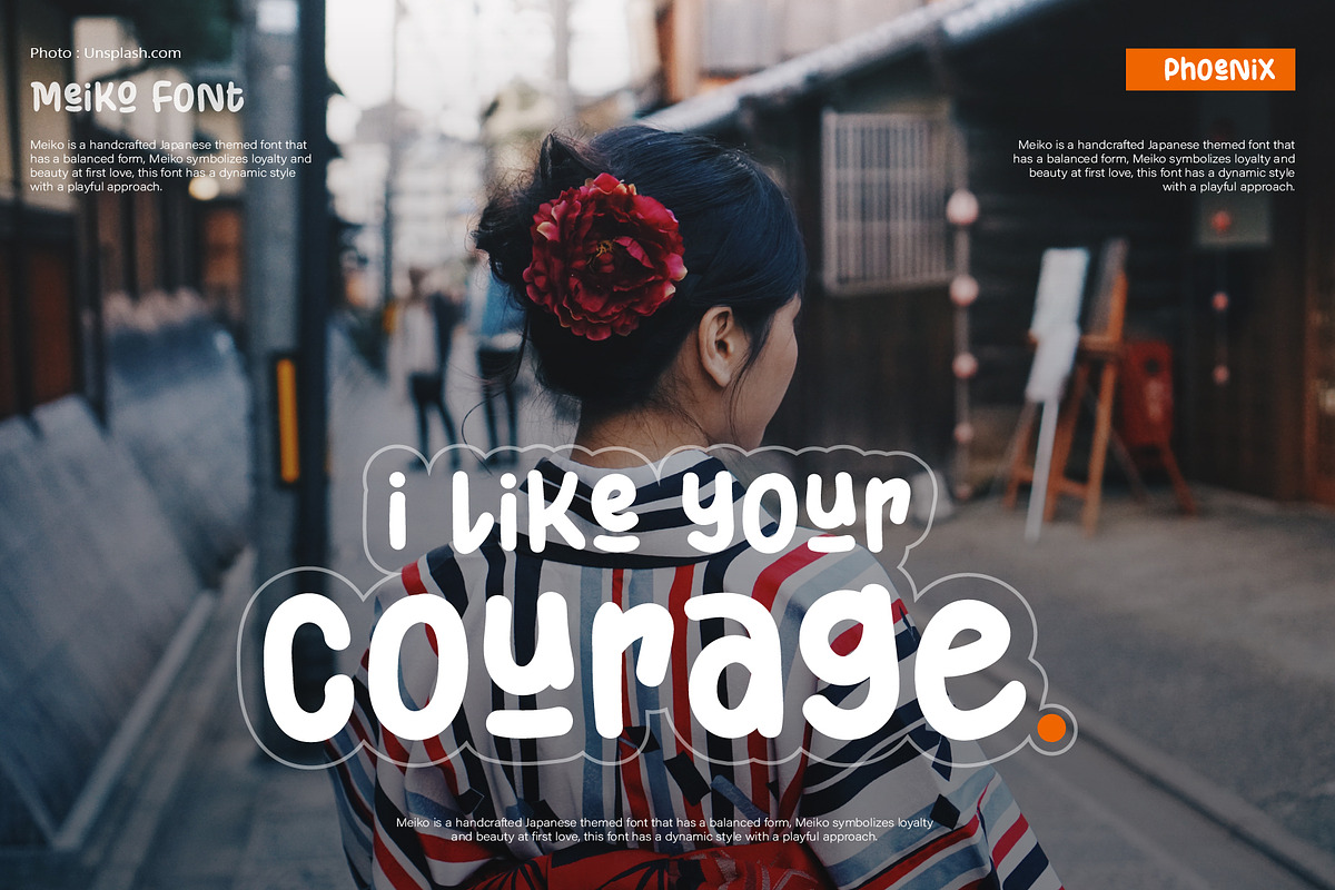 Meiko Font, a Script Font by Phoenix Dungeon (Photo 8 of 9)