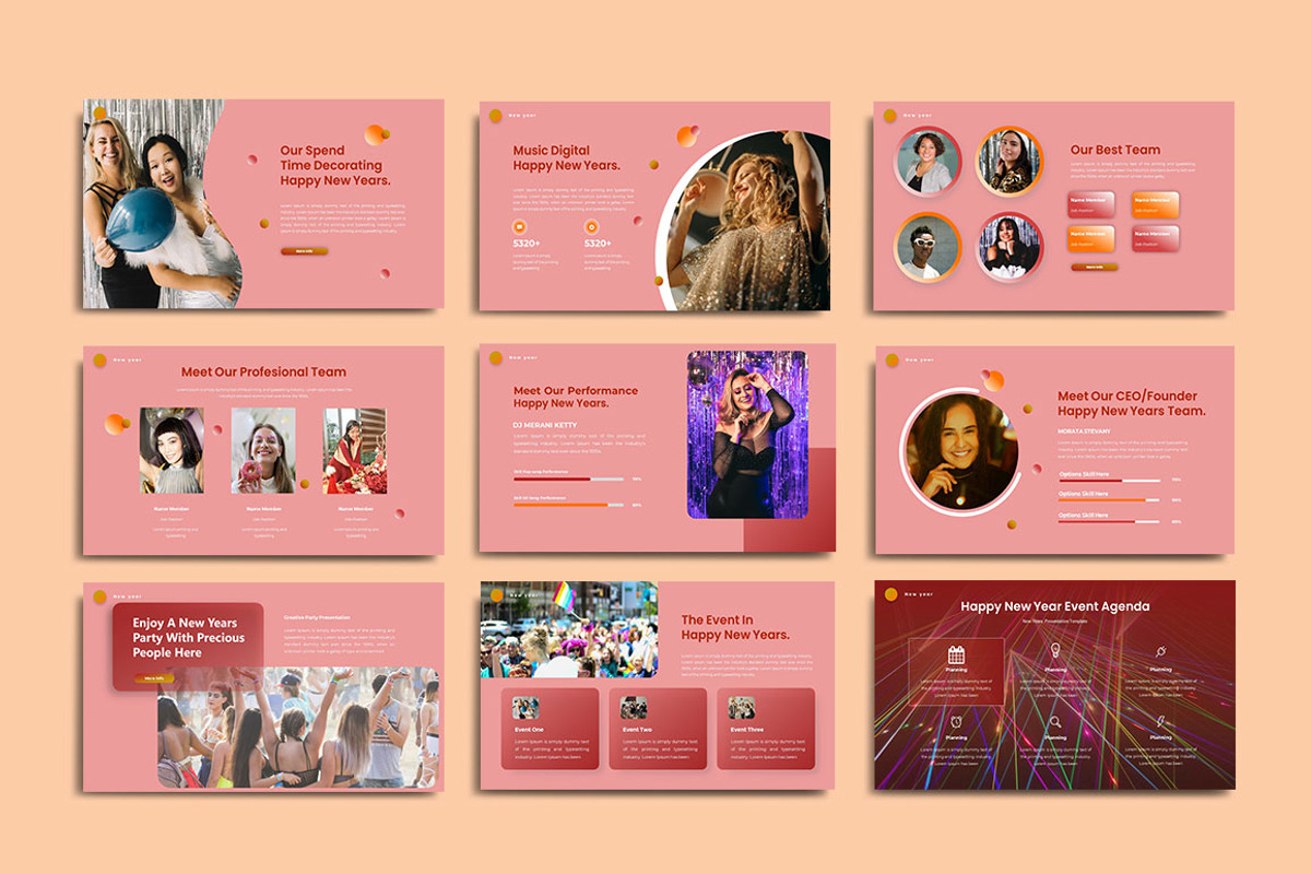New Years_Keynote&GSL Template, a Presentation Template by yanindesign (Photo 3 of 5)