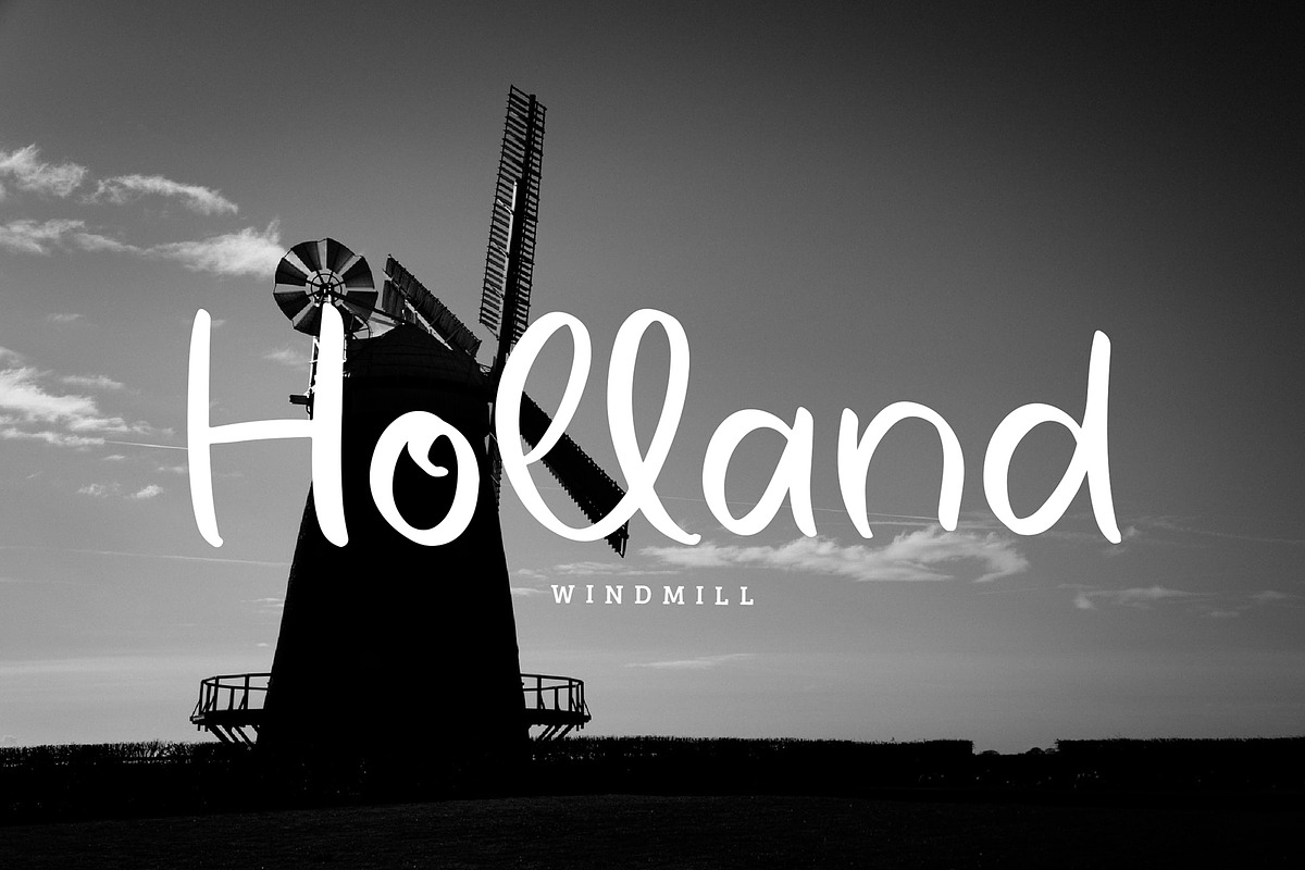 Bottan Display Brush Font, a Sans Serif Font by Giant Design (Photo 8 of 10)
