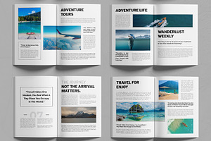 Travel Photo Album Book Template