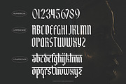 Bhavindra - Hindi Blackletter Font, a Blackletter Font by Flawless And Co (Thumbnail 8 of 10)