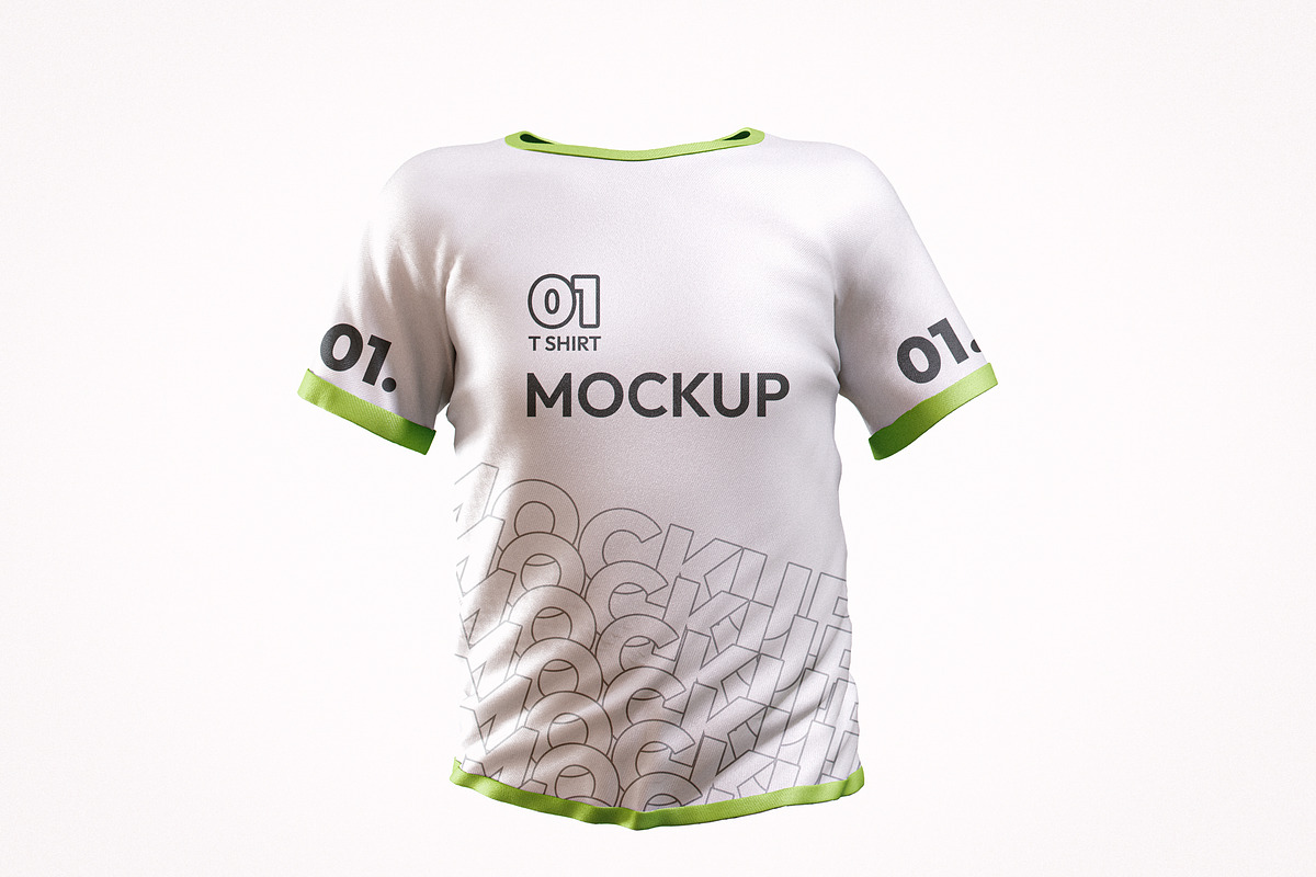 Jersey T-shirt Mockup, a Shirt Mockup by Designer Dude