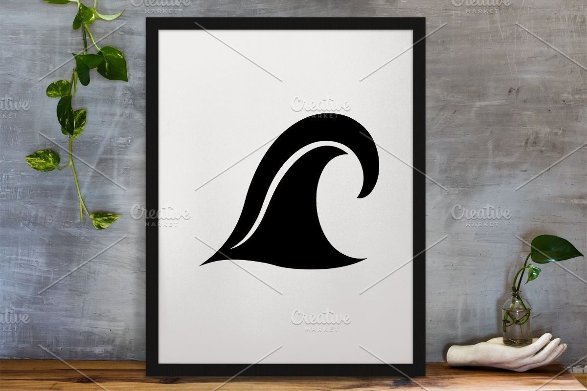 Ocean Wave Silhouette SVG, an Object Illustration by newminddesign (Photo 3 of 3)