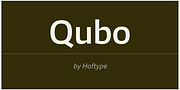 Qubo, a Sans Serif Font by Hoftype (Thumbnail 1 of 6)