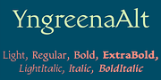 YngreenaAlt, a Serif Font by Ingrimayne Type (Thumbnail 1 of 8)