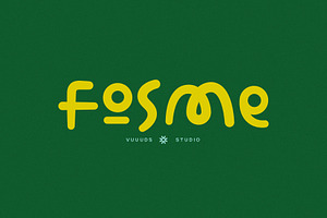 Fosme, a Handwritten Font by vuuuds
