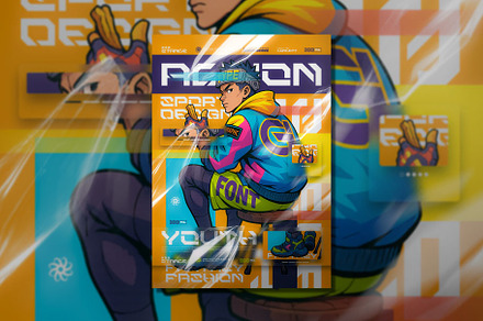 Urban Youth Flyer Poster Design, a Poster Template by Brainwave