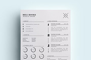 Minimal Designer Resume Template /CV, a Resume Template by Resume21 (Thumbnail 1 of 5)