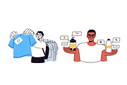People saving money, finance concept, a Person Illustration by Good Studio (Thumbnail 3 of 6)