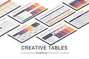 Creative Tables PowerPoint, a Presentation Template by OceanArt (Thumbnail 2 of 29)