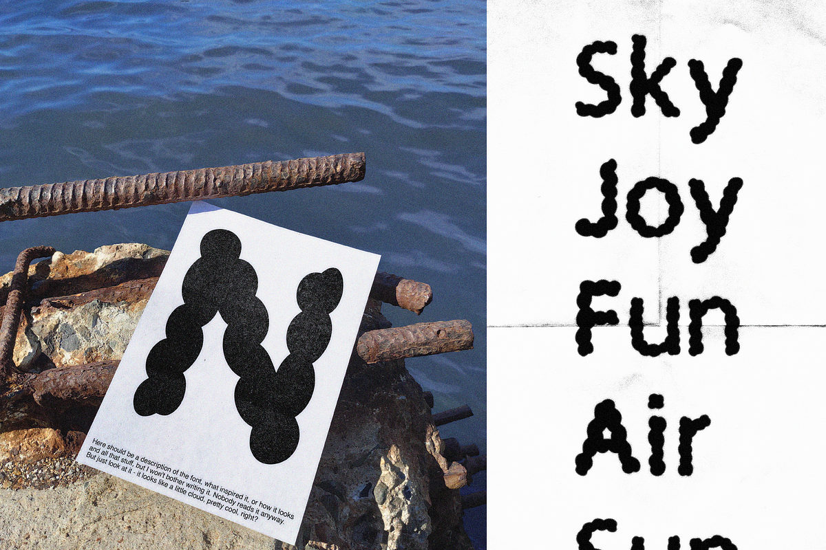 Cloud Life | Display Font, a Handwritten Font by Limonum.Studio (Photo 9 of 16)