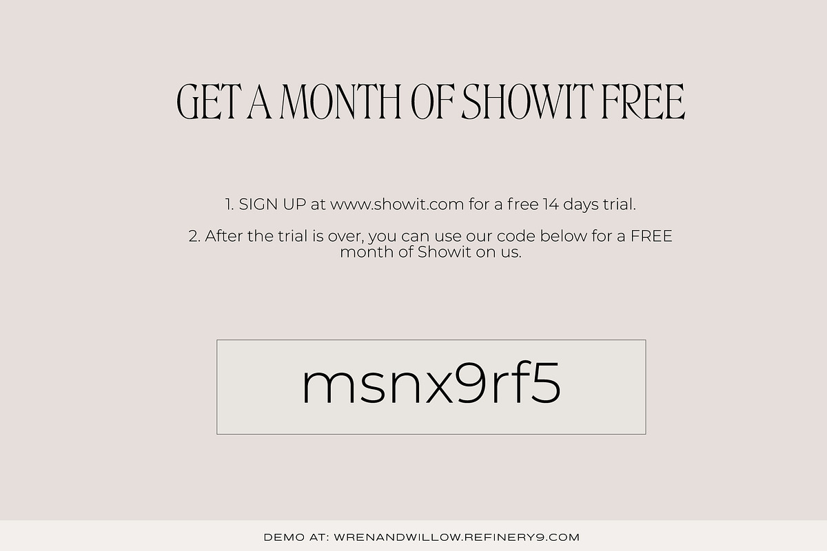 Wren & Willow | Showit Template, an App Template by Refinery Nine Co. (Photo 7 of 7)