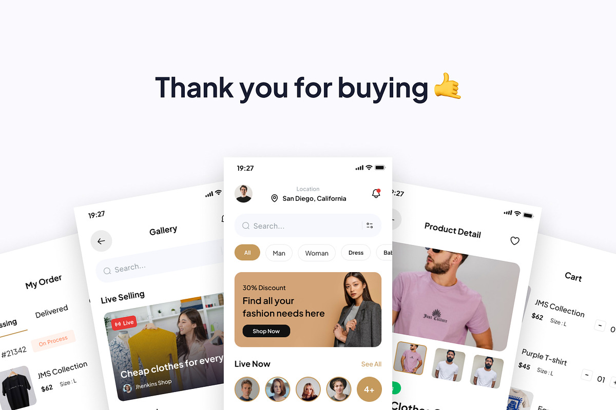 Tukko - E-Commerce Shop App UI Kit, an UI Kit Template by Disconnect Studio (Photo 6 of 6)