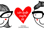 Doodle cute couples, an Illustration by AnastasiaFears (Thumbnail 1 of 5)