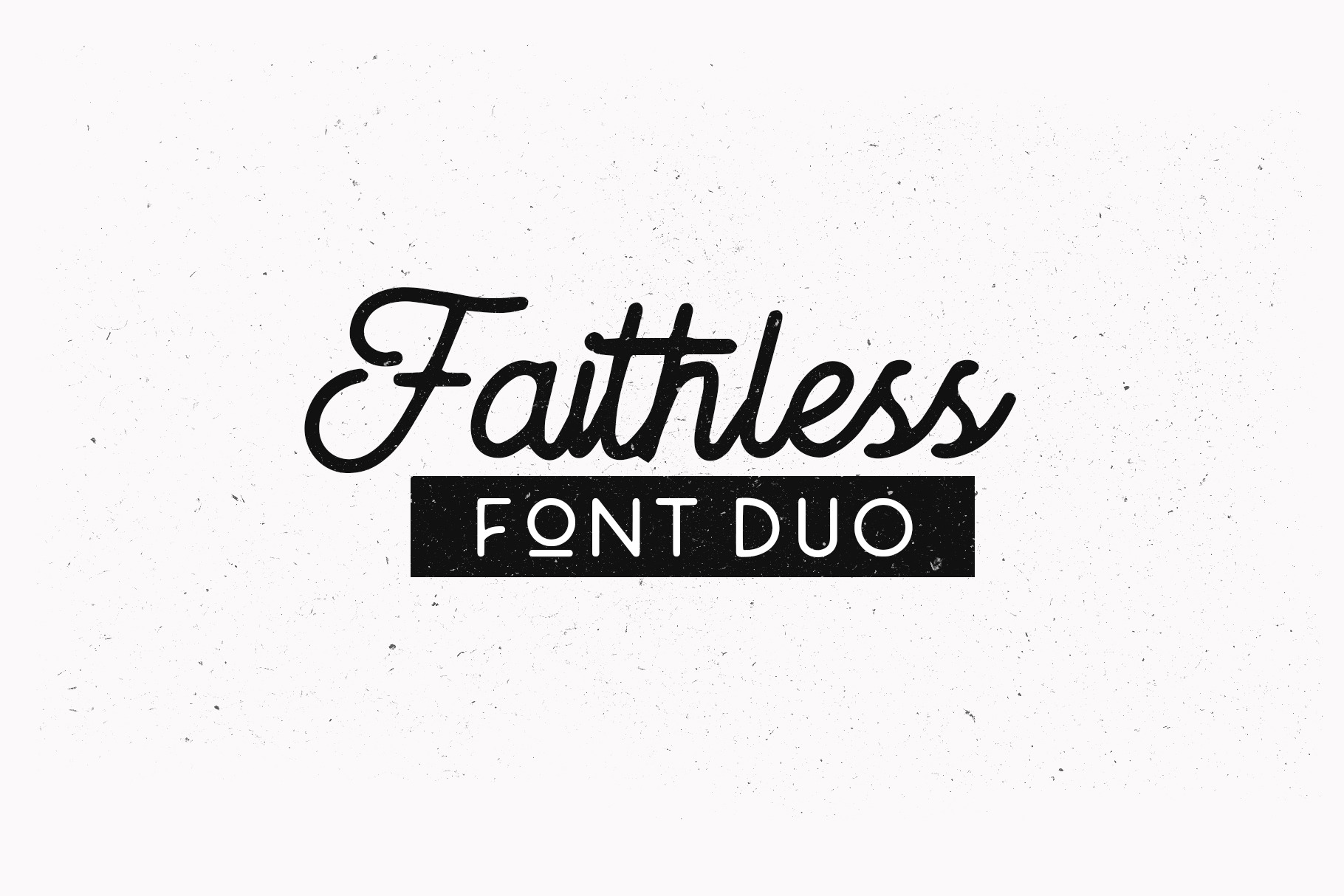 Faithless font duo a Sans Serif Font by Emyself Design