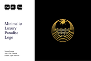 Minimalist Luxury Paradise Logo, a Branding & Logo Template by Luxury Logos (Thumbnail 1 of 4)