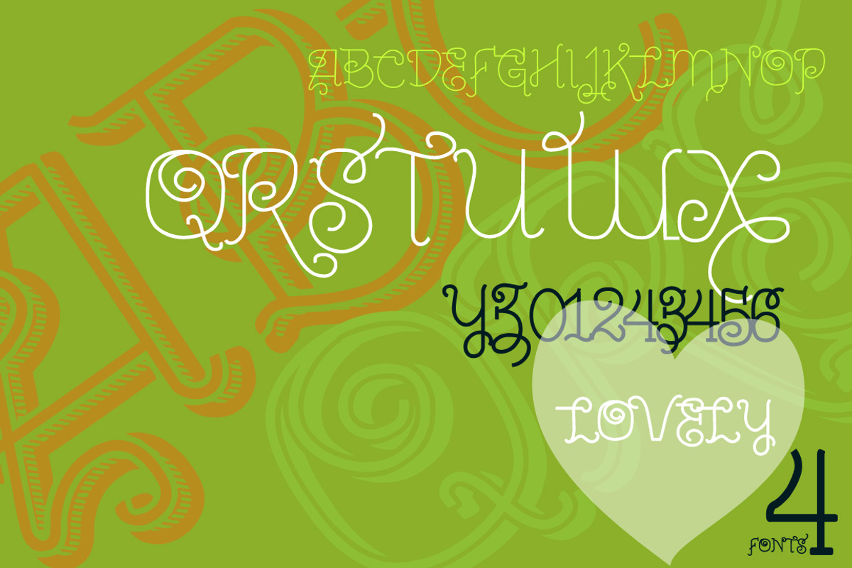Lovely Font By Vtks preview 2