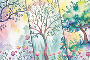 Dreamy Forest, a Background Graphic by Curve Design (Thumbnail 5 of 7)
