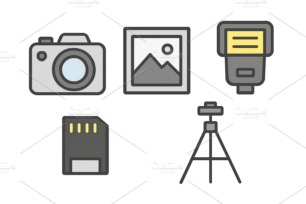 Equipment for capturing moments with, a Technology Illustration by ZinetroN