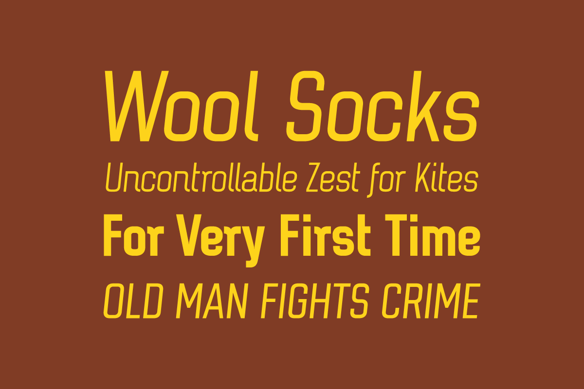 Clayton — The Five Weight Family, a Sans Serif Font by Very Cool Studio (Photo 3 of 5)