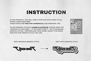 Y2K 240 Shapes Badges Graphic Styles