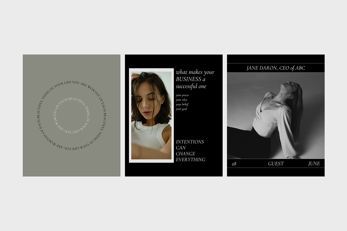 MARYGOLD Social Media Kit Canva, a Social Media Template by Aire Studio (Photo 5 of 8)