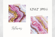 Pink Marble Texture Pack Rose Quartz, a Decorative Illustration by illuztrate (Thumbnail 3 of 4)