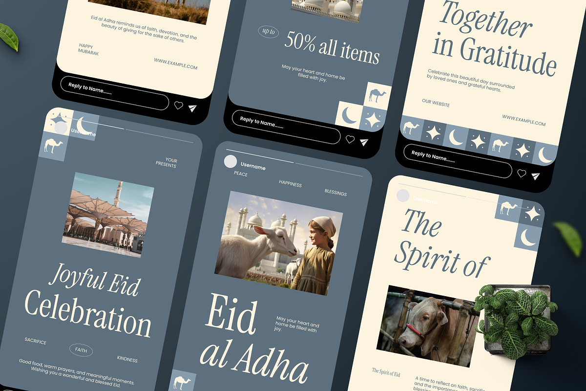 Eid Al Adha Instagram Story, a Social Media Template by Annora Studio (Photo 2 of 6)